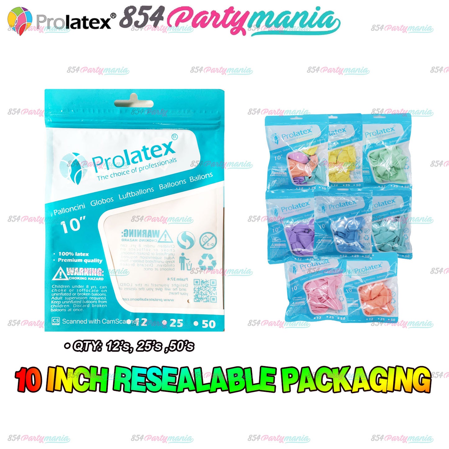 Prolatex Balloon Package Small