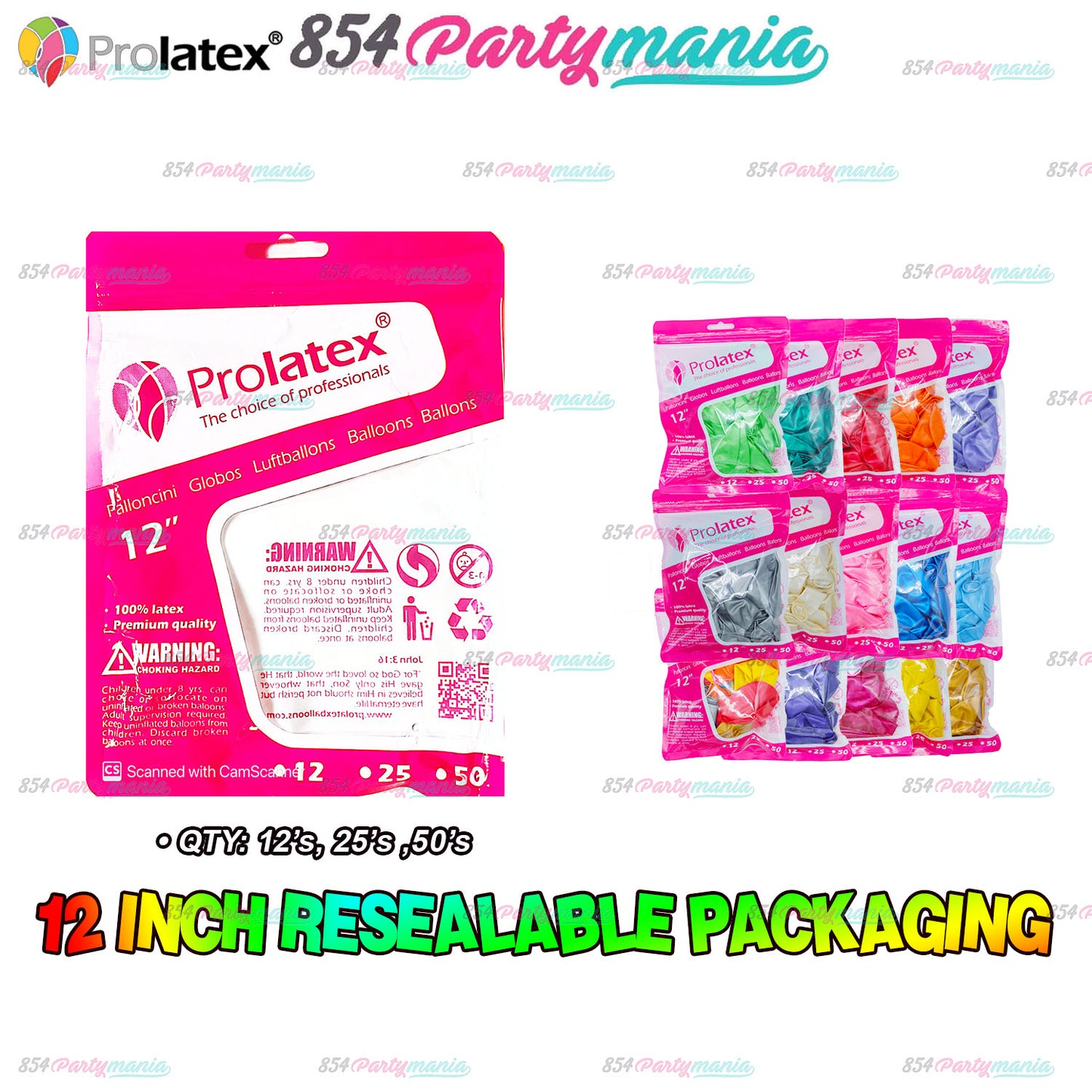 Prolatex Balloon Package Small