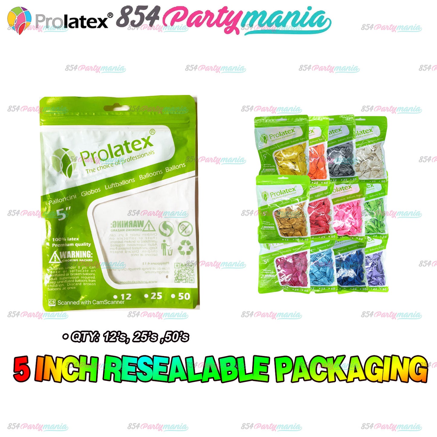 Prolatex Balloon Package Small