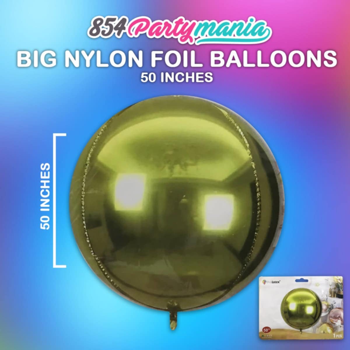 50 INCH 4D ORB BALLOONS