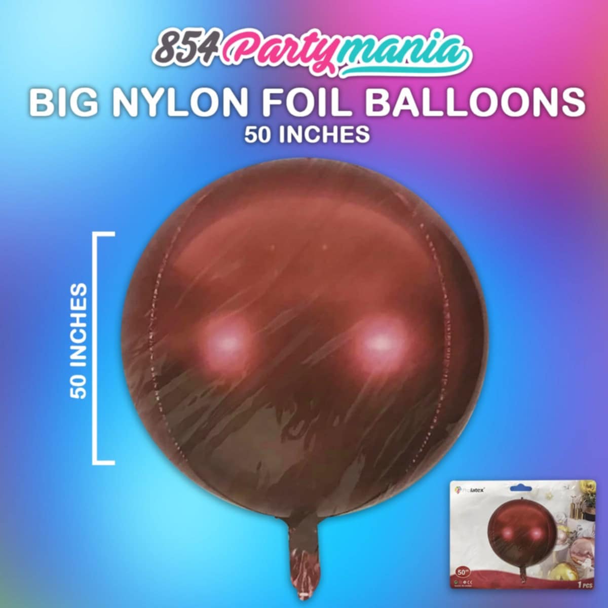 50 INCH 4D ORB BALLOONS