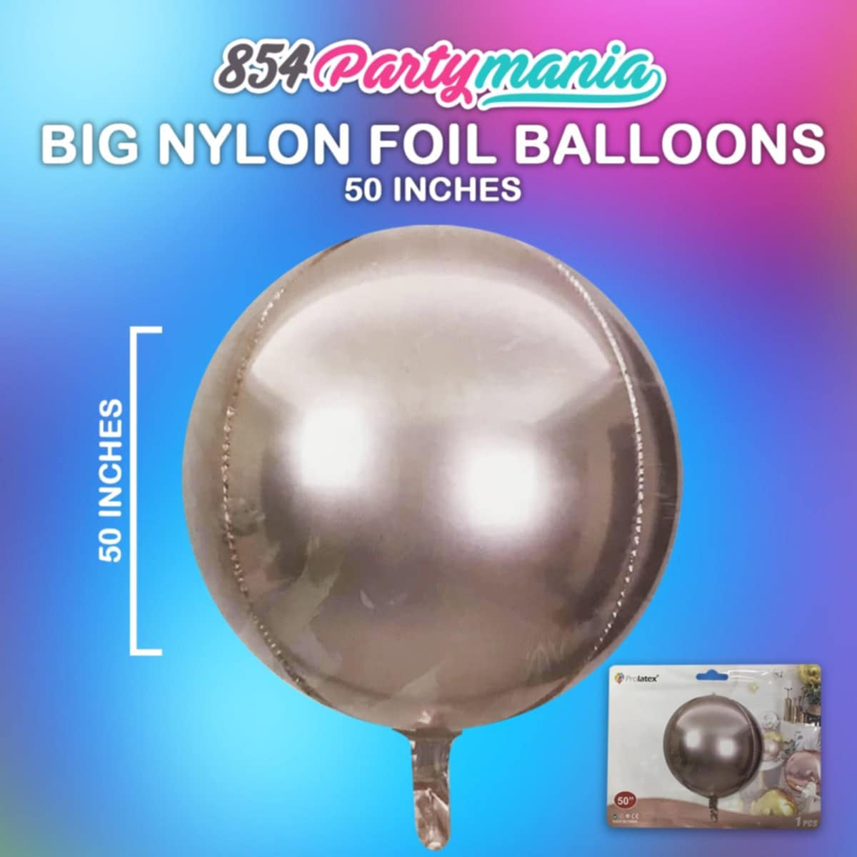 50 INCH 4D ORB BALLOONS