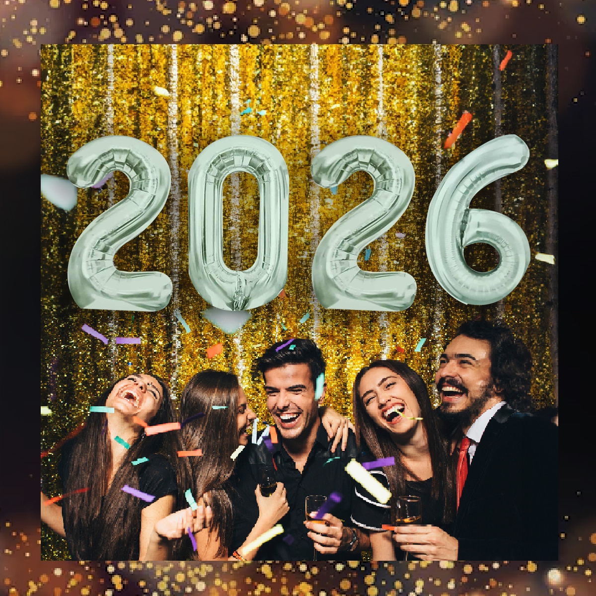 2026 NUMBER FOIL BALLOON 32 INCH