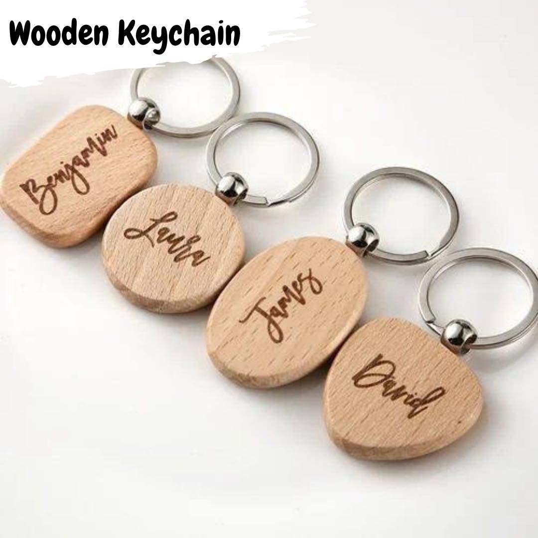 Wooden Keychain
