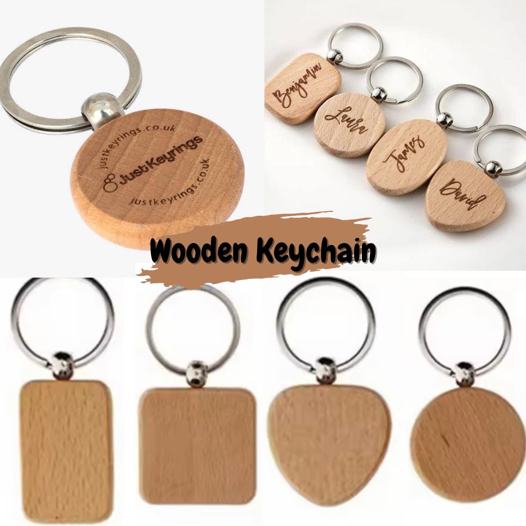 Wooden Keychain