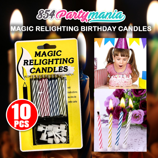 MAGIC RELIGHTING CANDLE (sold by 24's)