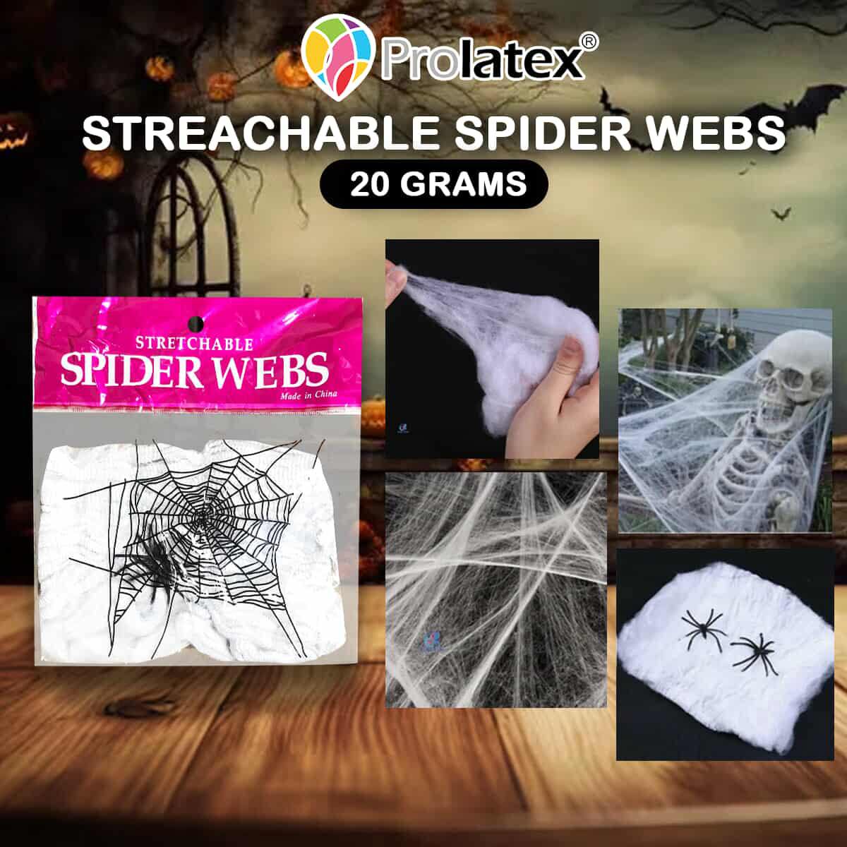 SPIDER WEB 20 GRAMS HALLOWEEN (sold by 10's)