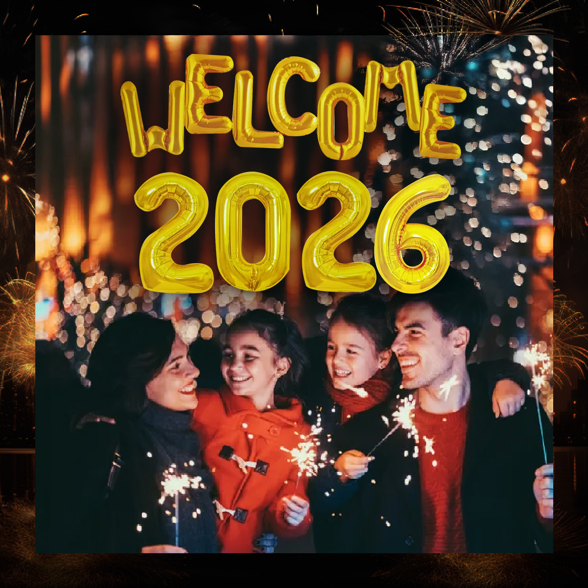 WELCOME 2026 SET NEW YEAR