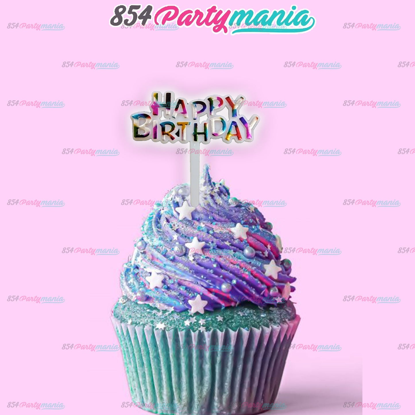 CAKE TOPPER HAPPY BIRTHDAY SMALL RANDOM ASSORTED