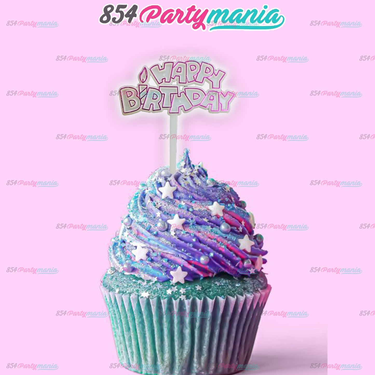 CAKE TOPPER HAPPY BIRTHDAY SMALL RANDOM ASSORTED