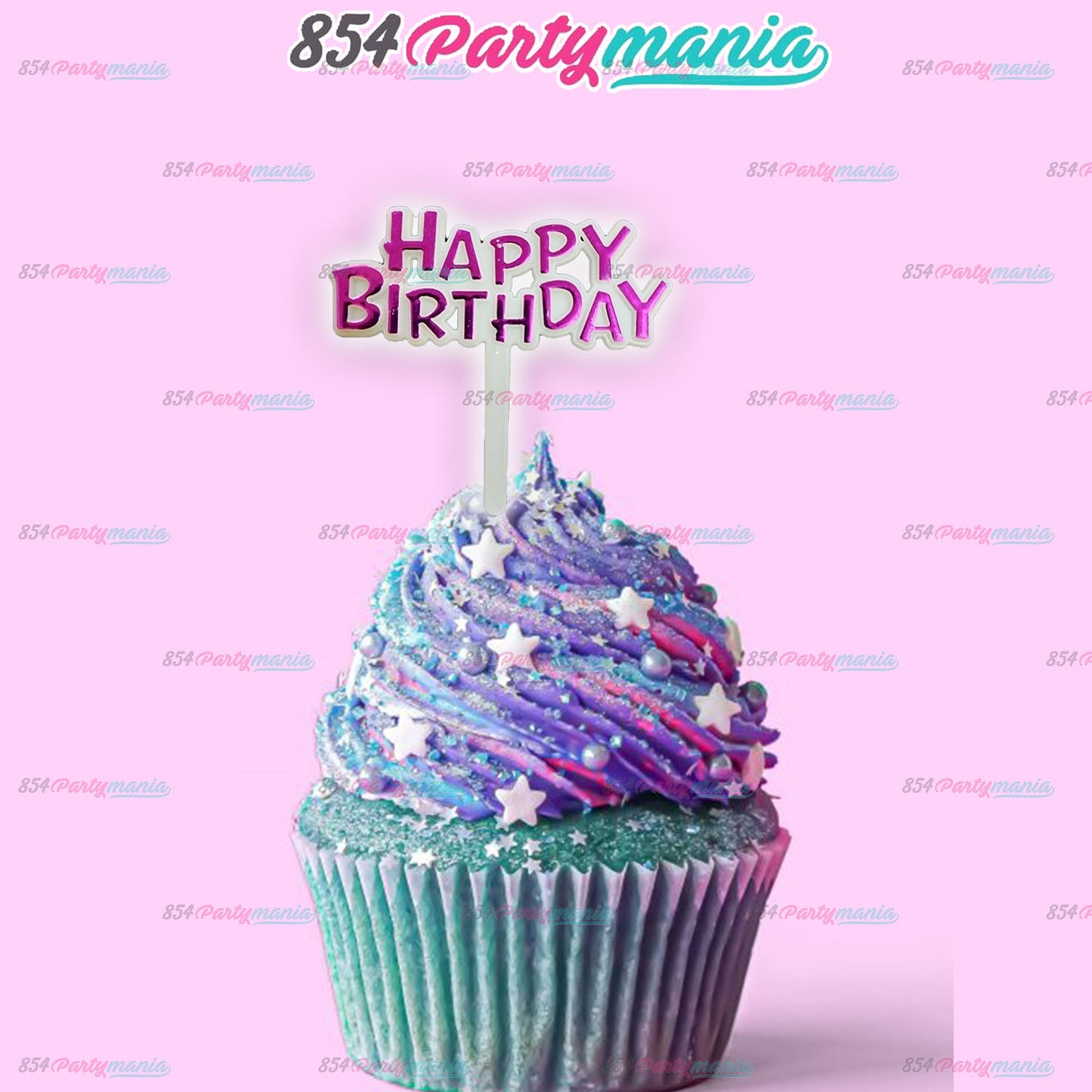CAKE TOPPER HAPPY BIRTHDAY SMALL RANDOM ASSORTED
