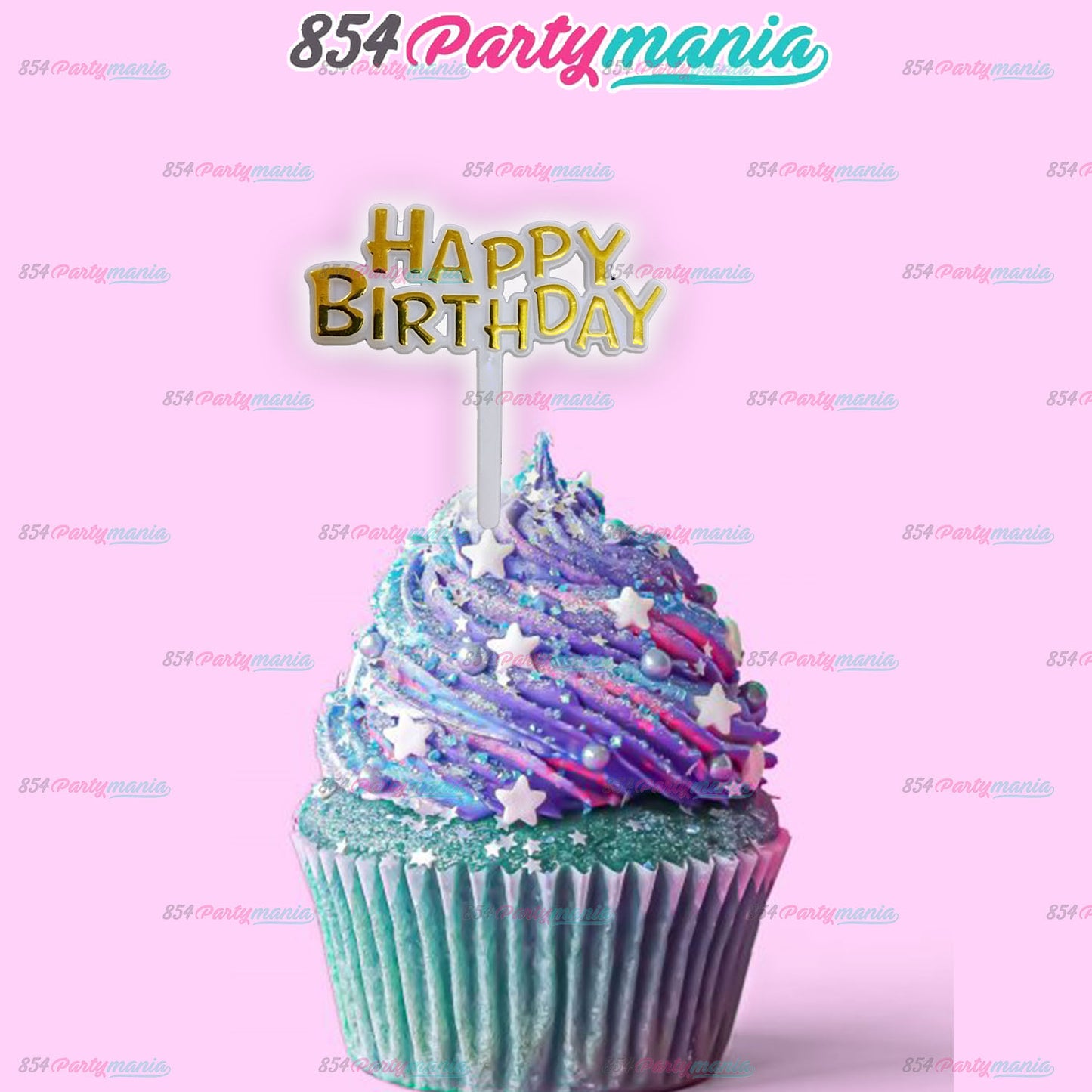 CAKE TOPPER HAPPY BIRTHDAY SMALL RANDOM ASSORTED