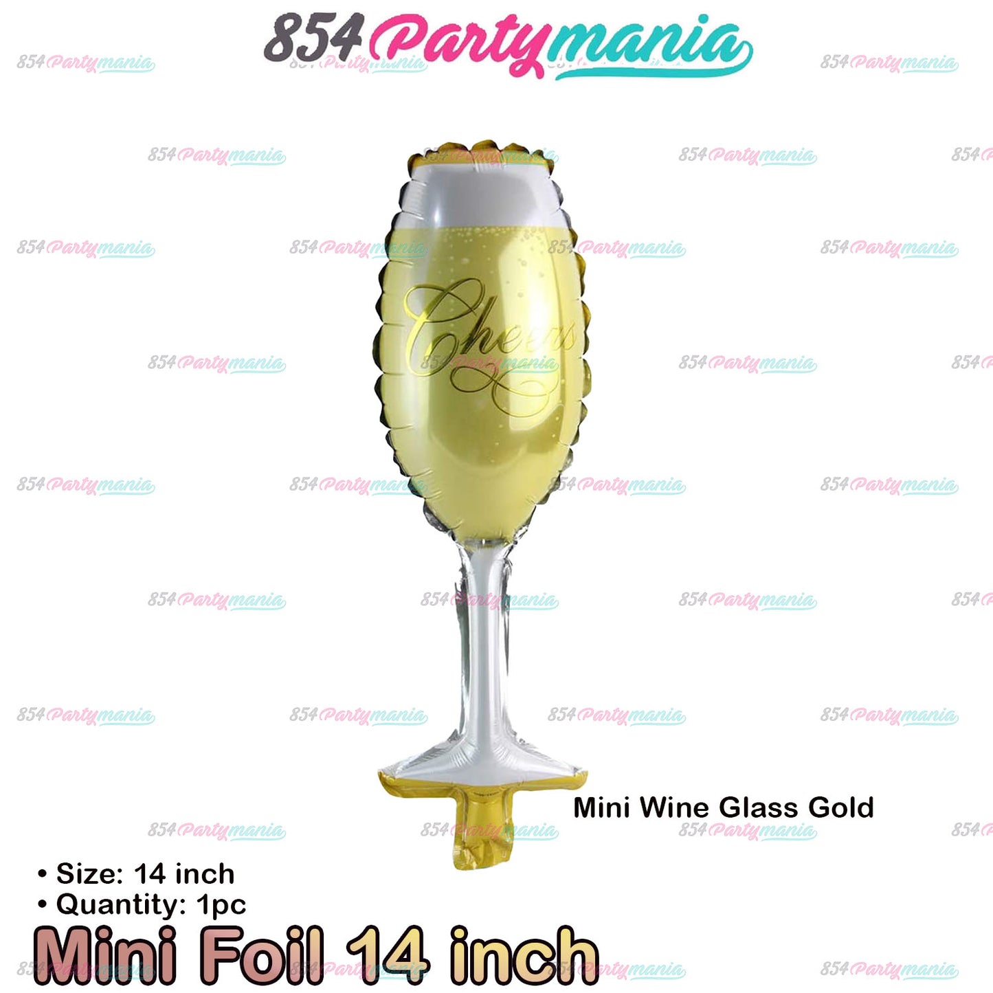 Mini Foil Balloons 14 inch (so;d by 50's)