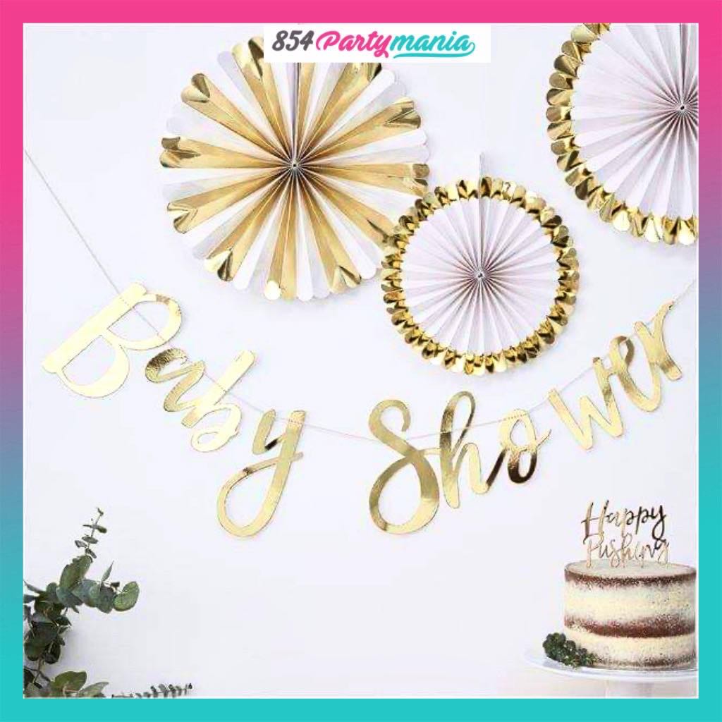 Baby Shower Script Banner (sold by 10's)