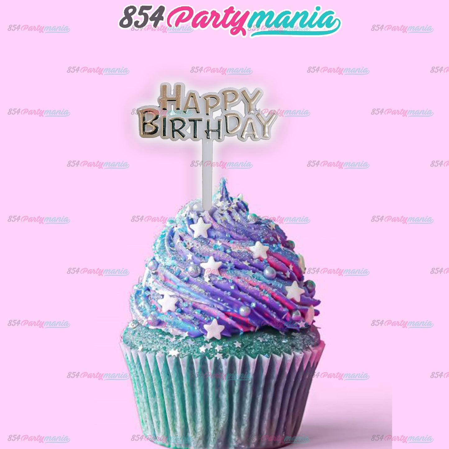 CAKE TOPPER HAPPY BIRTHDAY SMALL RANDOM ASSORTED