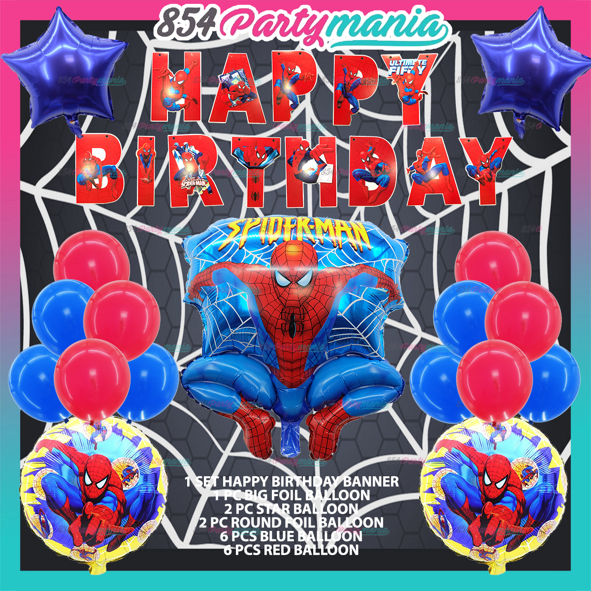 Spider-Man Table Decorating Kit Centerpiece Boys Birthday Party Supply  SPIDERMAN