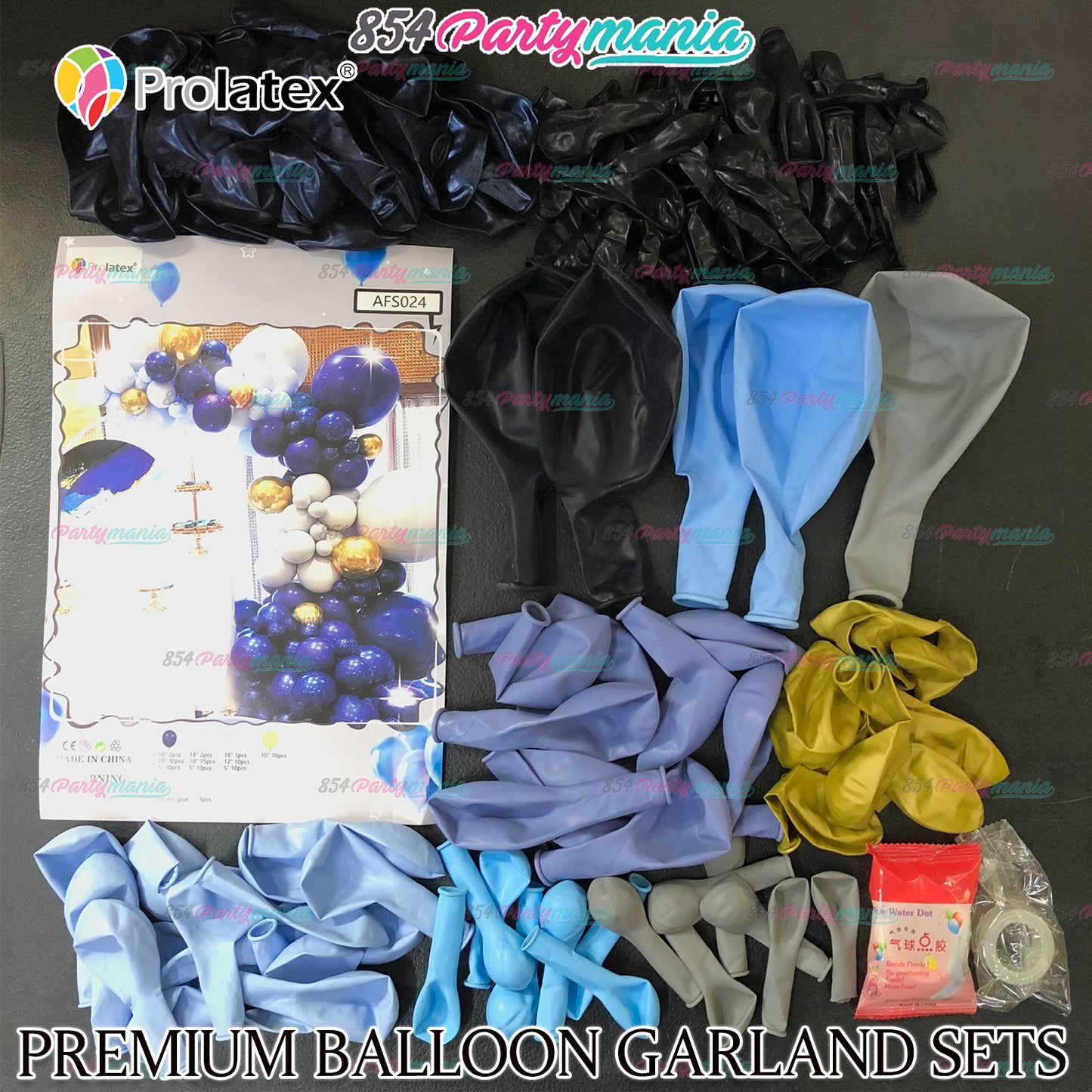 BALLOON GARLAND SETS-MACARONBLUE-ASF010