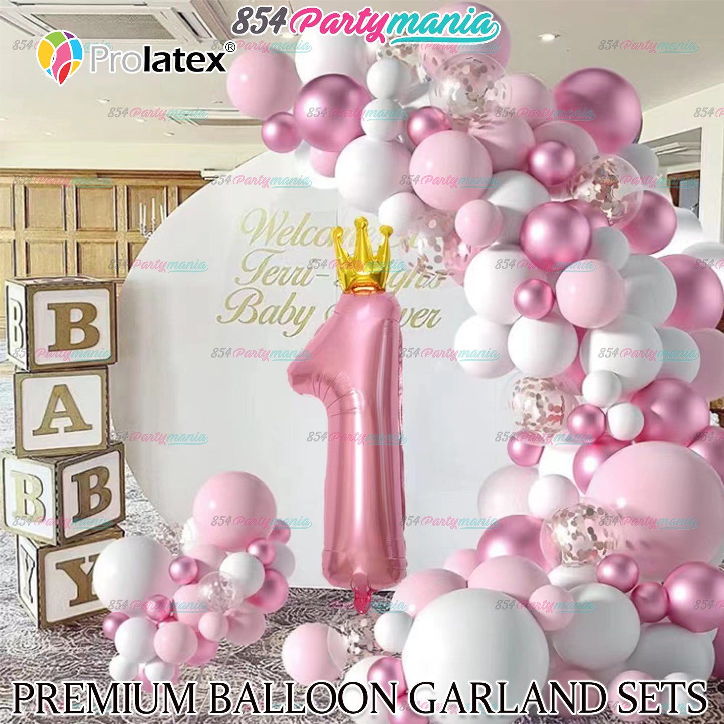 BALLOON GARLAND SETS-PINK-ASF020