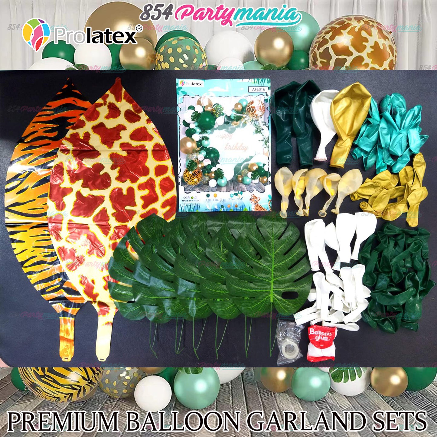 BALLOON GARLAND SETS-EMERALDGREEN