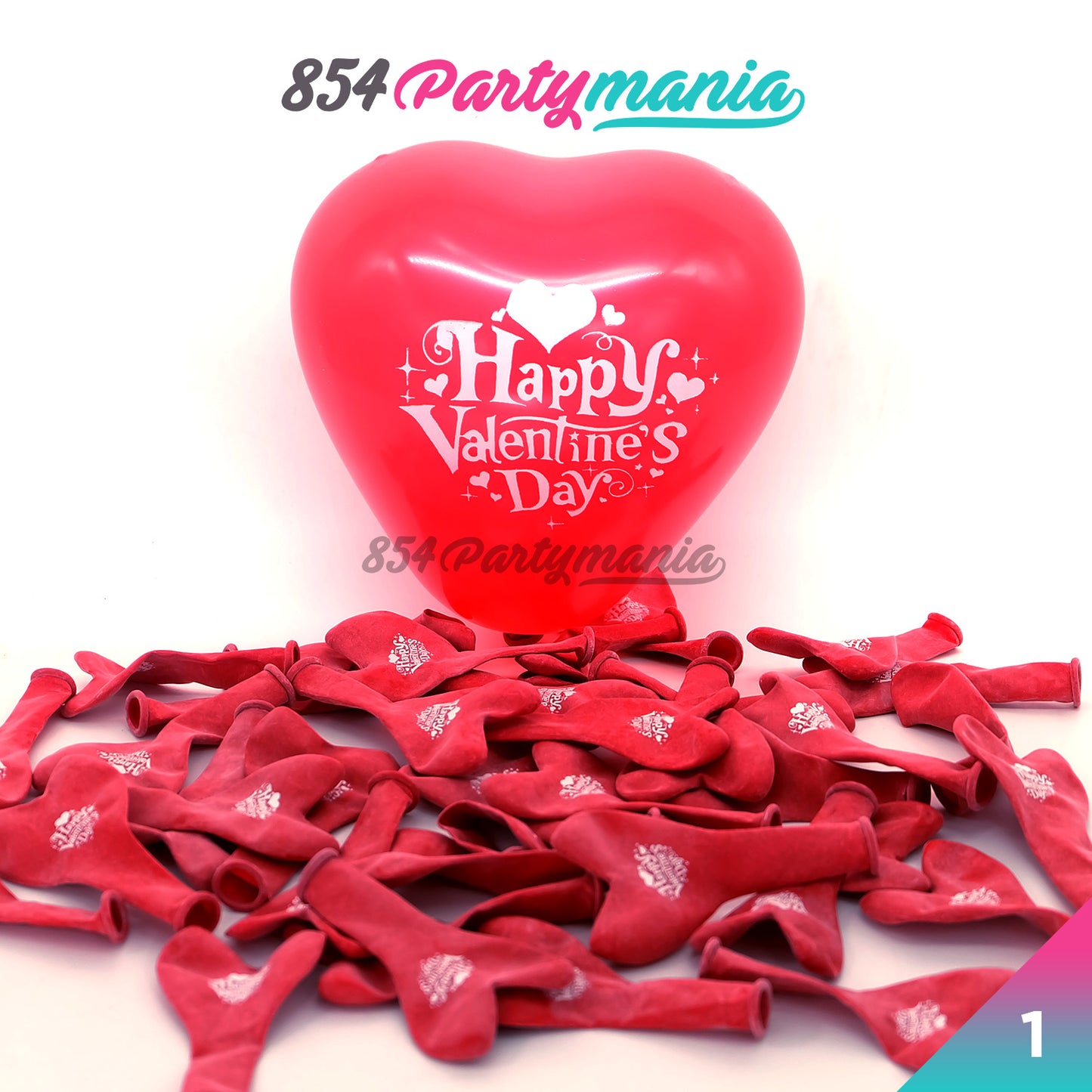 Valentines Balloons 12" HVD Print (3bags min)