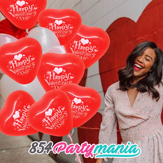 Valentines Balloons 12" HVD Print (3bags min)