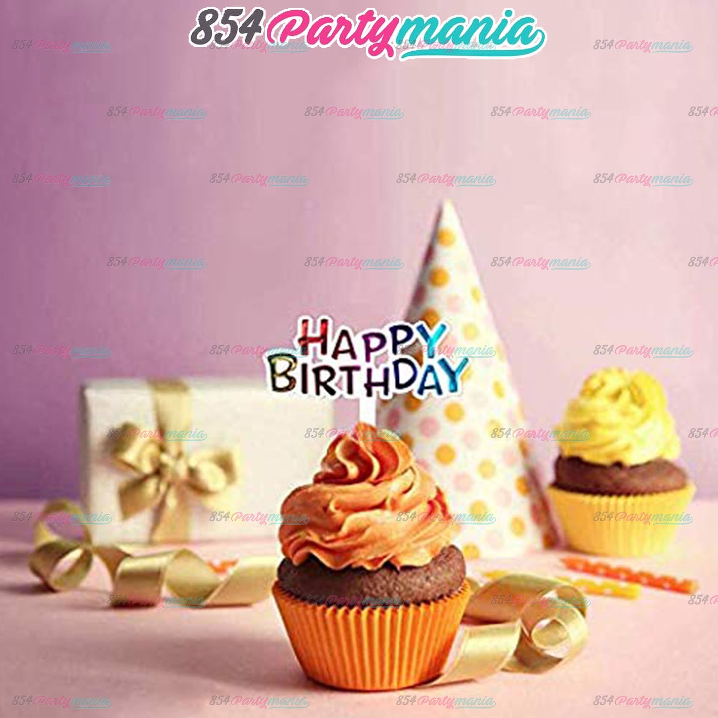 CAKE TOPPER HAPPY BIRTHDAY SMALL RANDOM ASSORTED