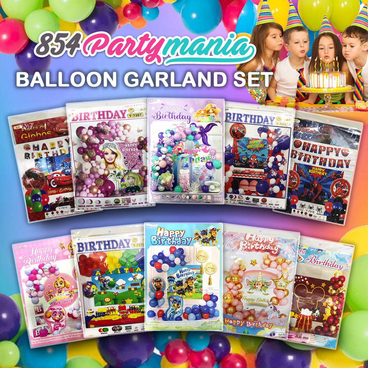 CHARACTER BALLOON SETS