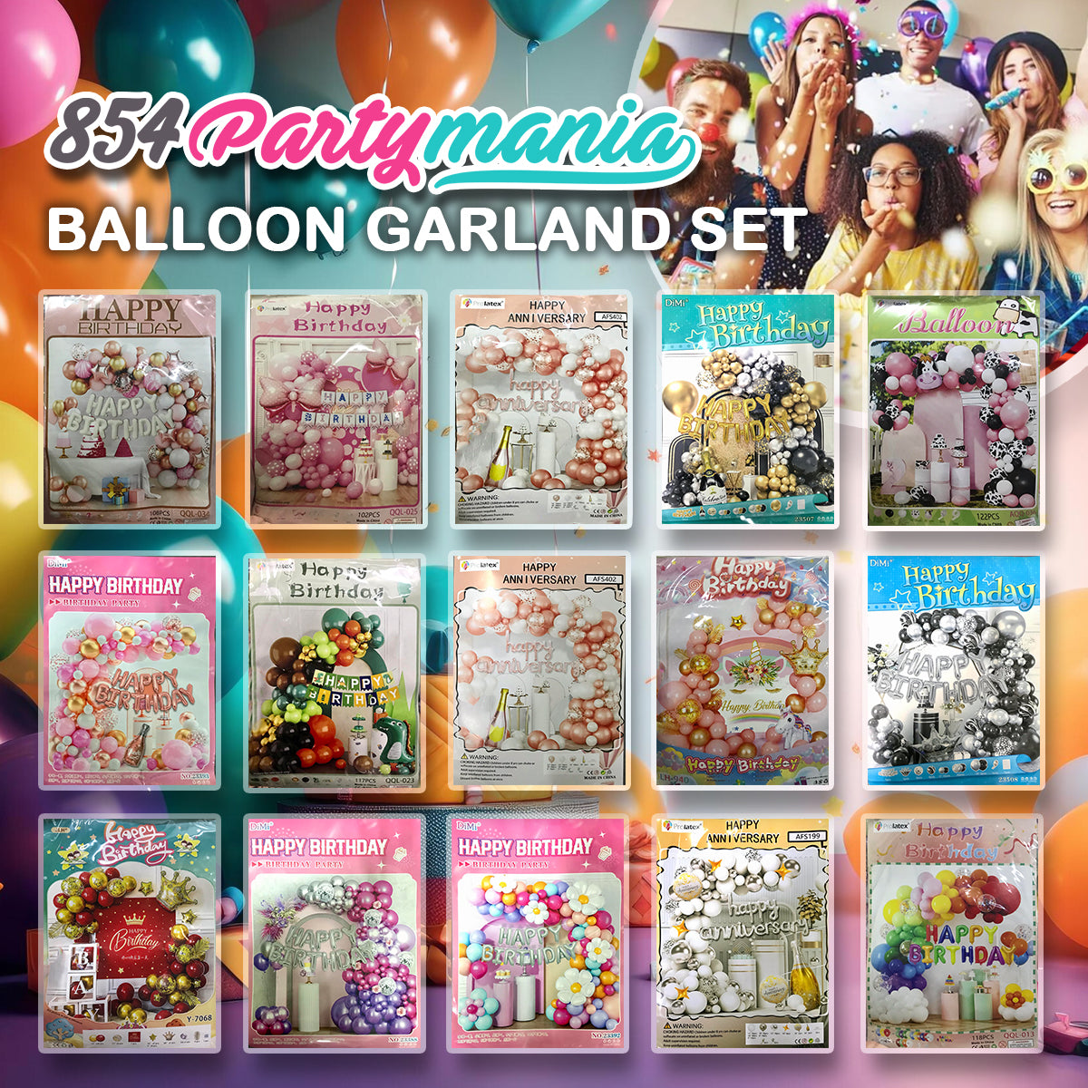 BALLOON GARLAND SETS