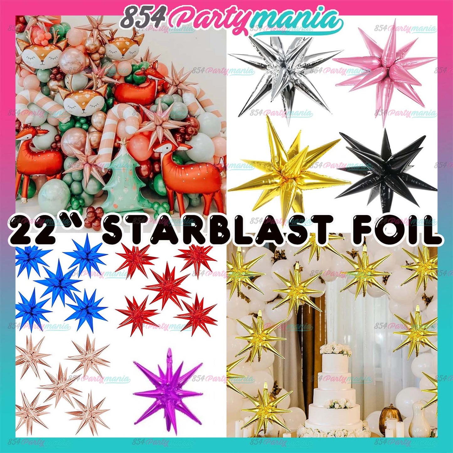 STARBLAST FOIL BALLOON 22"