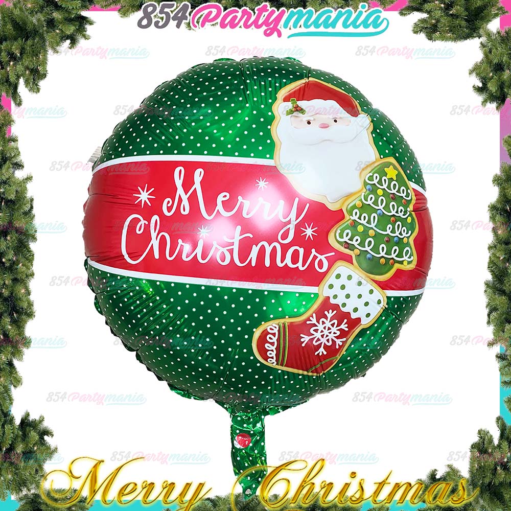 Foil Balloon Christmas 18 inch (sold by 50's)