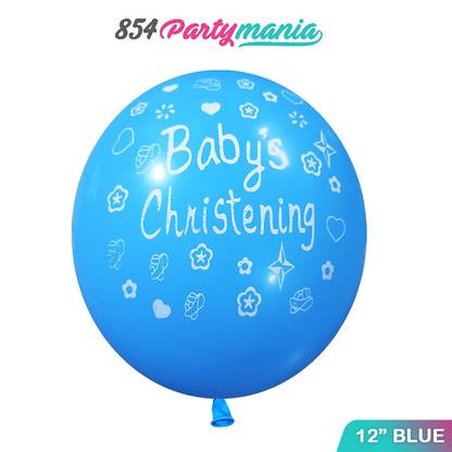 BABY CHRISTENING FULLPRINT PROLATEX BALLOONS