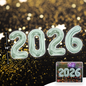 2026 NUMBER FOIL BALLOON 16 INCH
