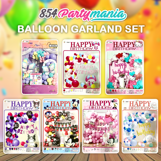 BALLOON GARLAND SETS CHARACTERS