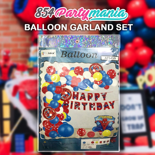 SPIDERMAN BALLOON GARLAND SETS-AFS-459