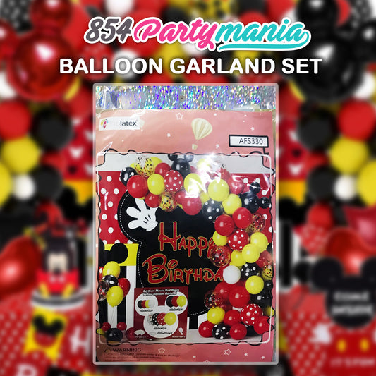 MICKEY BALLOON GARLAND SETS-AFS330