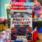 SPIDERMAN BALLOON GARLAND SETS-Y-7916