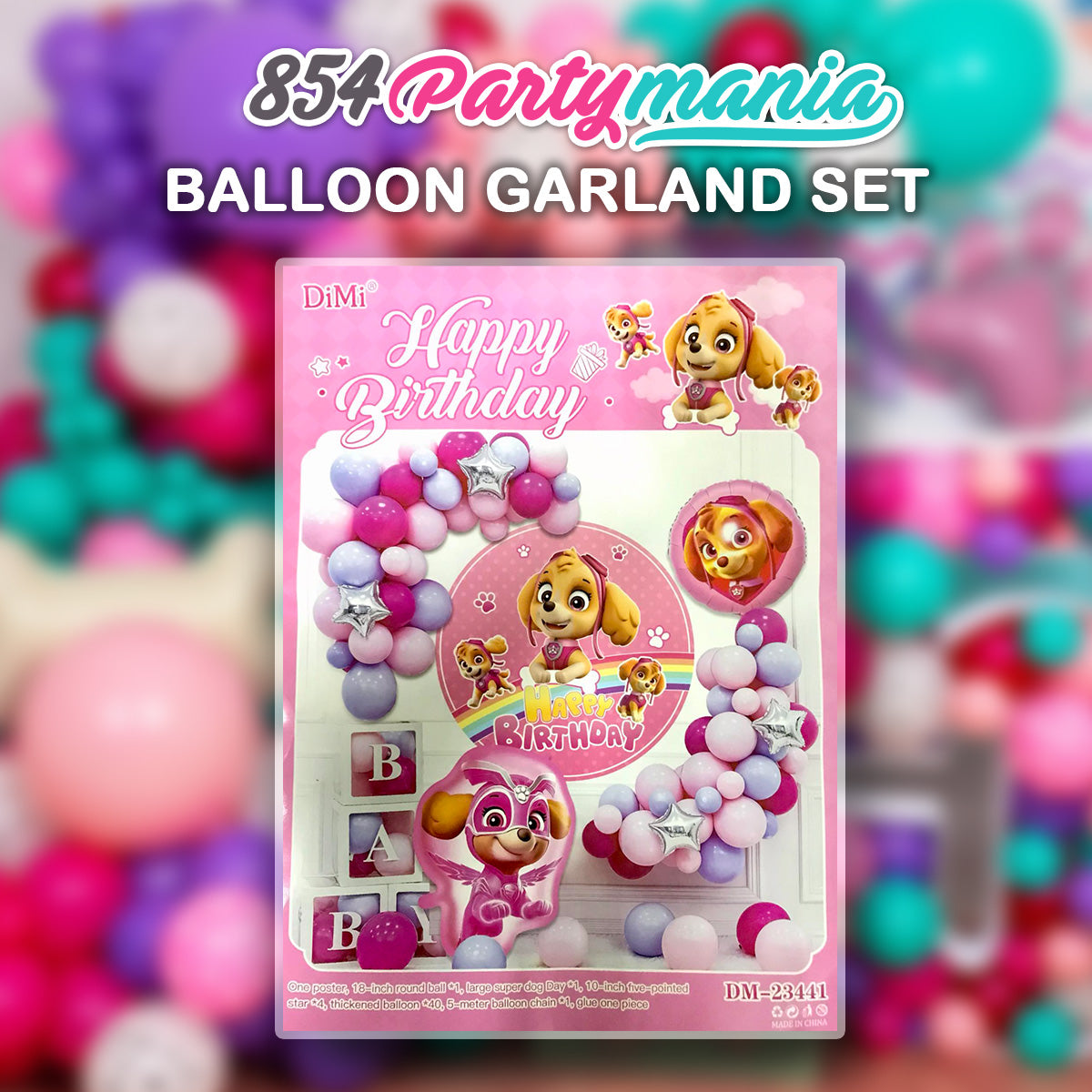 BALLOON GARLAND SETS 2024 CHARACTERS