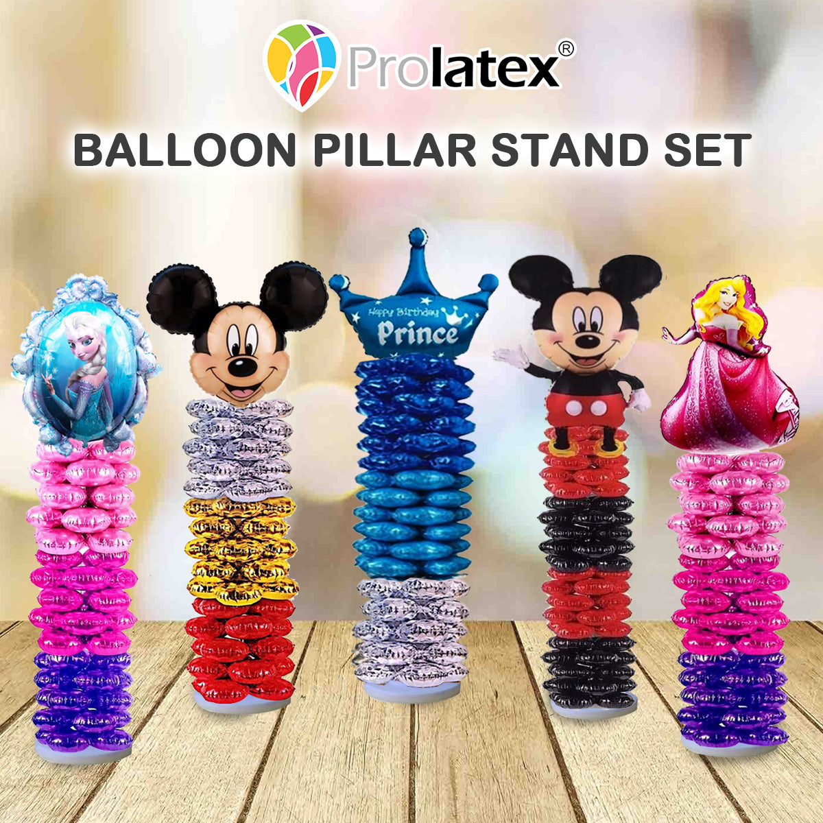 Balloon Pillar Stand Set with Balloons