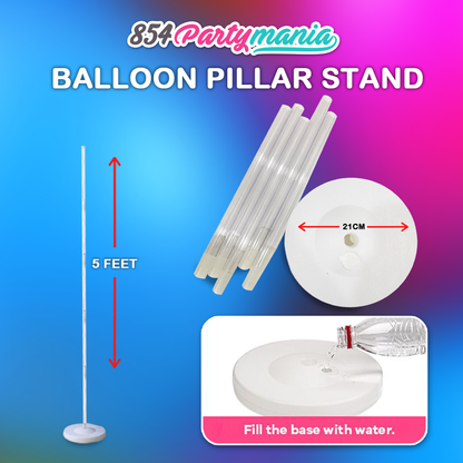 BALLOON PILLAR STAND (sold by 5's)