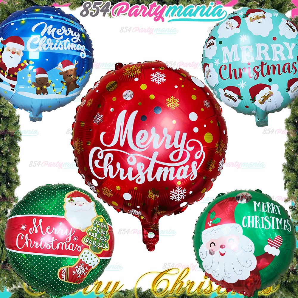 Foil Balloon Christmas 18 inch (sold by 50's)