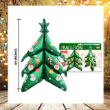 CHRISTMAS TREE GIANT FOIL BALLOON STAND ALONE