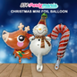 CHRISTMAS MINI FOIL BALLOONS