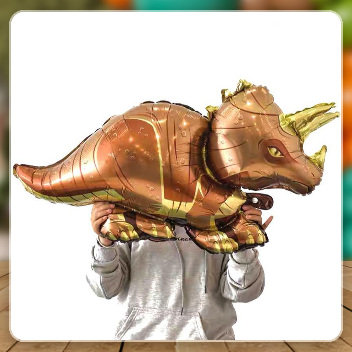 Life Size Dinosaur Shaped Foil Balloon (sold by 10's)