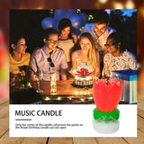 Rotating Musical Lotus Candle (10pcs min/ order)