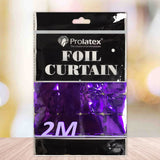 2M FOIL CURTAIN SEQUIN/ SQUARE (sold by 10's)