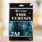 2M FOIL CURTAIN SEQUIN/ SQUARE (sold by 10's)