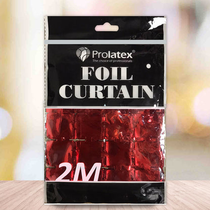 2M FOIL CURTAIN SEQUIN/ SQUARE (sold by 10's)