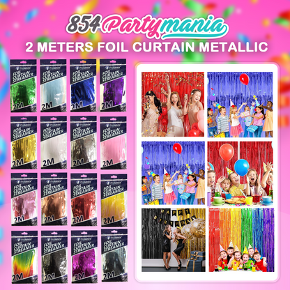 2Meters Foil Curtain Shiny (sold by 5pcs)