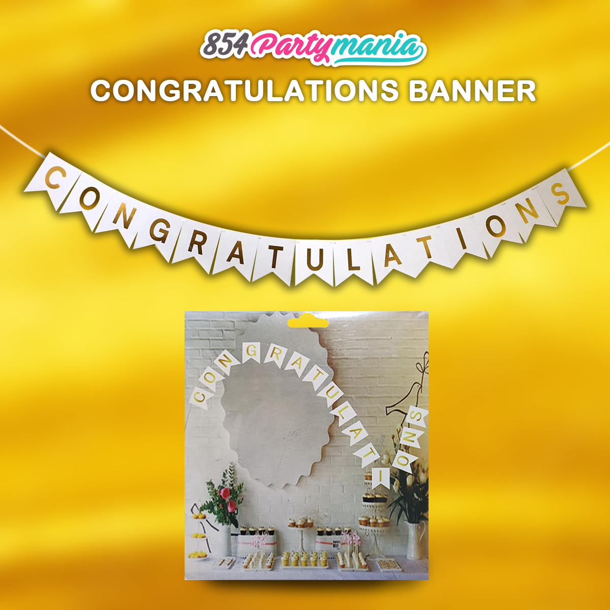 CONGRATULATIONS BANNER