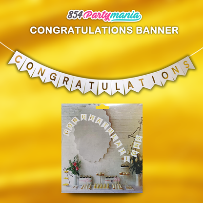 CONGRATULATIONS BANNER